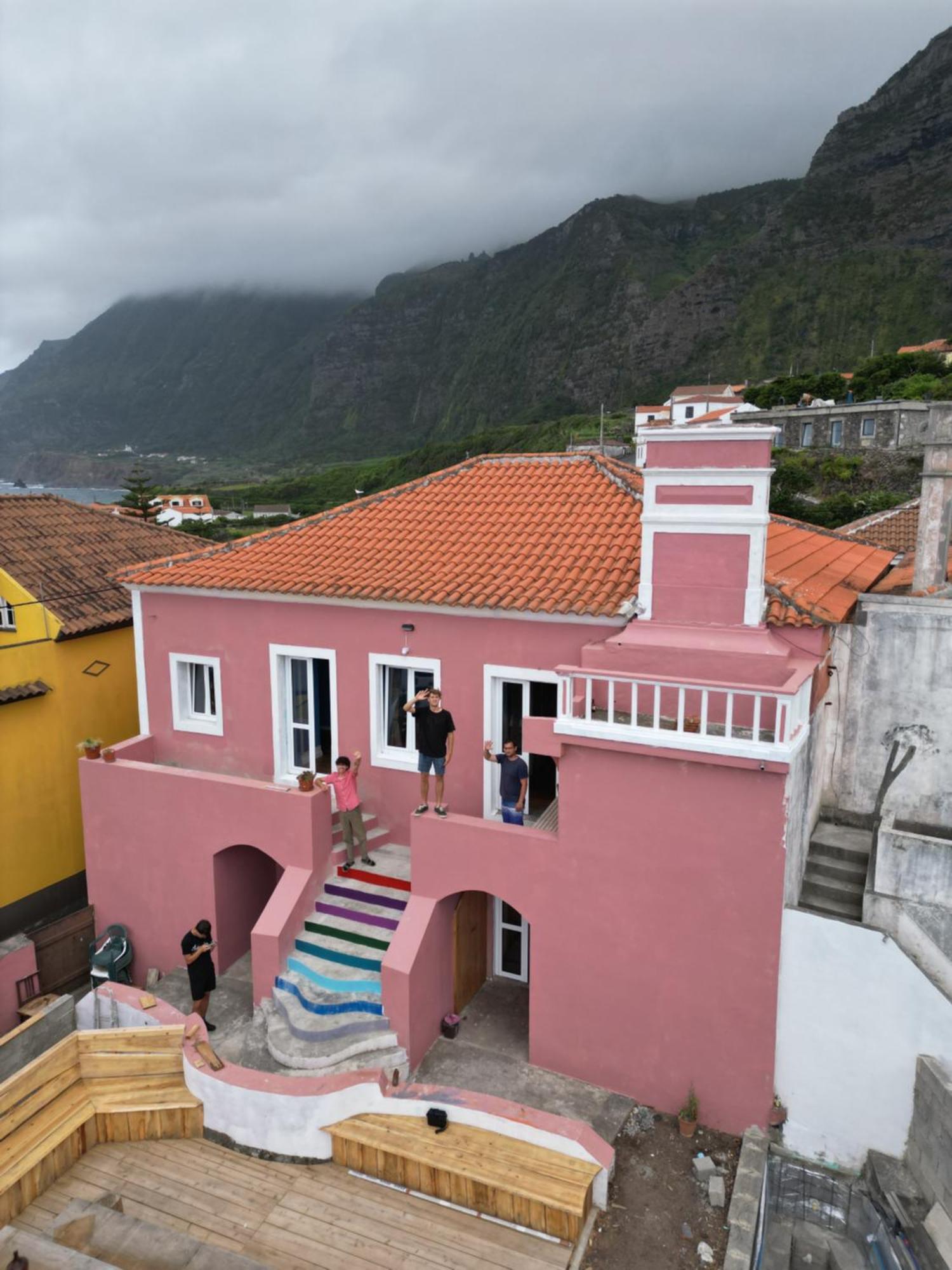 Hostel The Pink House Faja Grande Exterior foto
